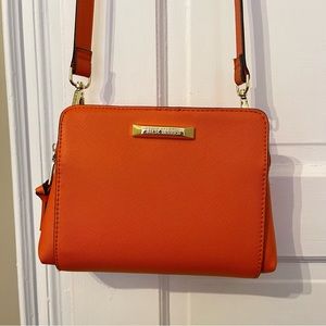 Steve Madden Orange Blannis Shoulder Purse Crossbody Bag
